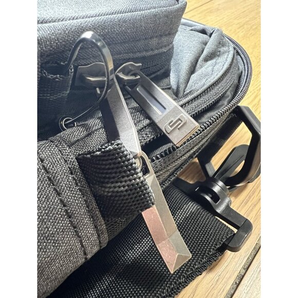 Solo‎ New York Duane Hybrid Briefcase Backpack for 15.6" Laptop Gray NWT - Picture 3 of 11